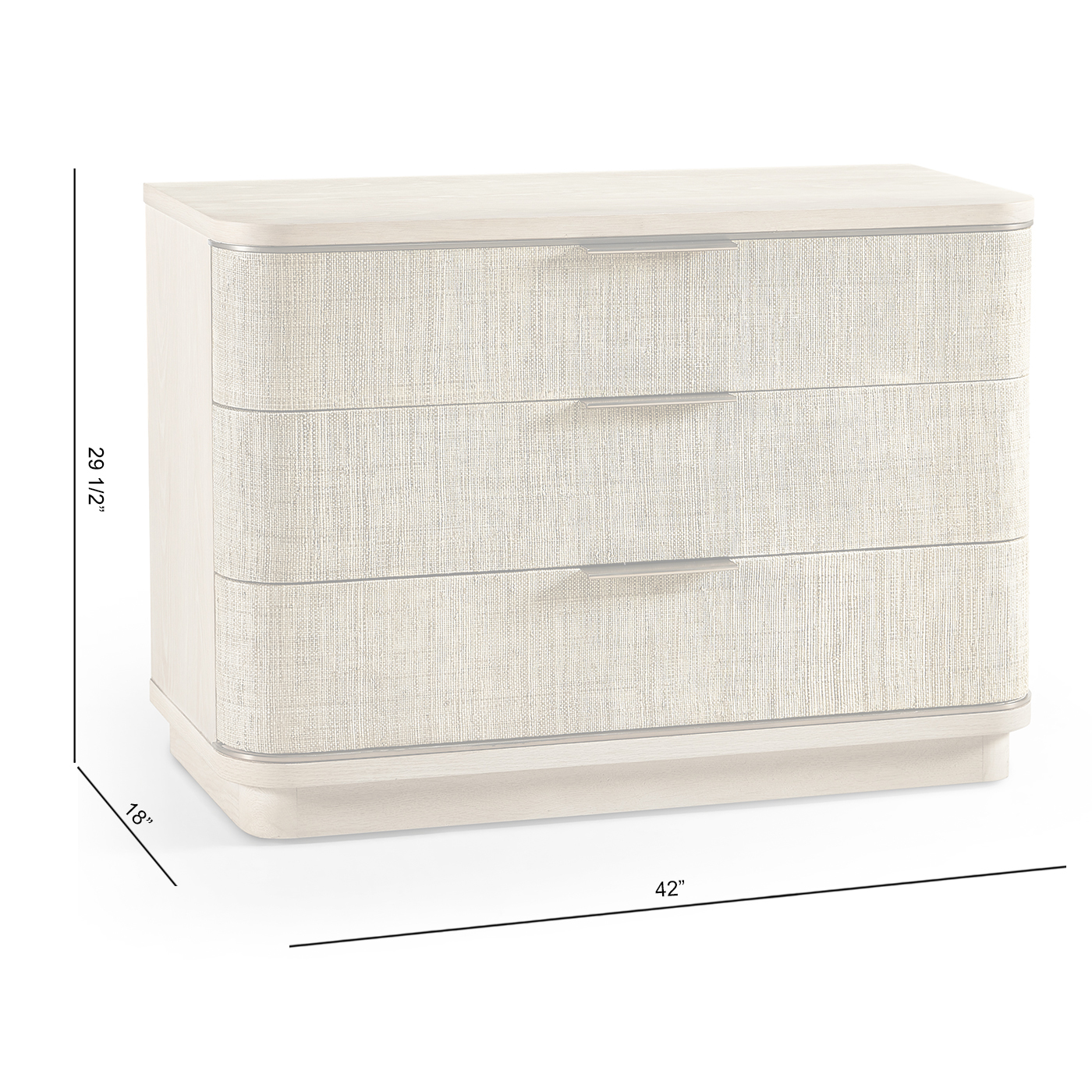 Seiche Large Grasscloth Nightstand