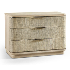 Seiche Large Grasscloth Nightstand