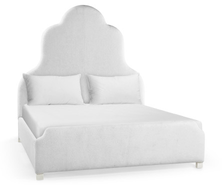 Aerial Uph. Panel King Bed - COM