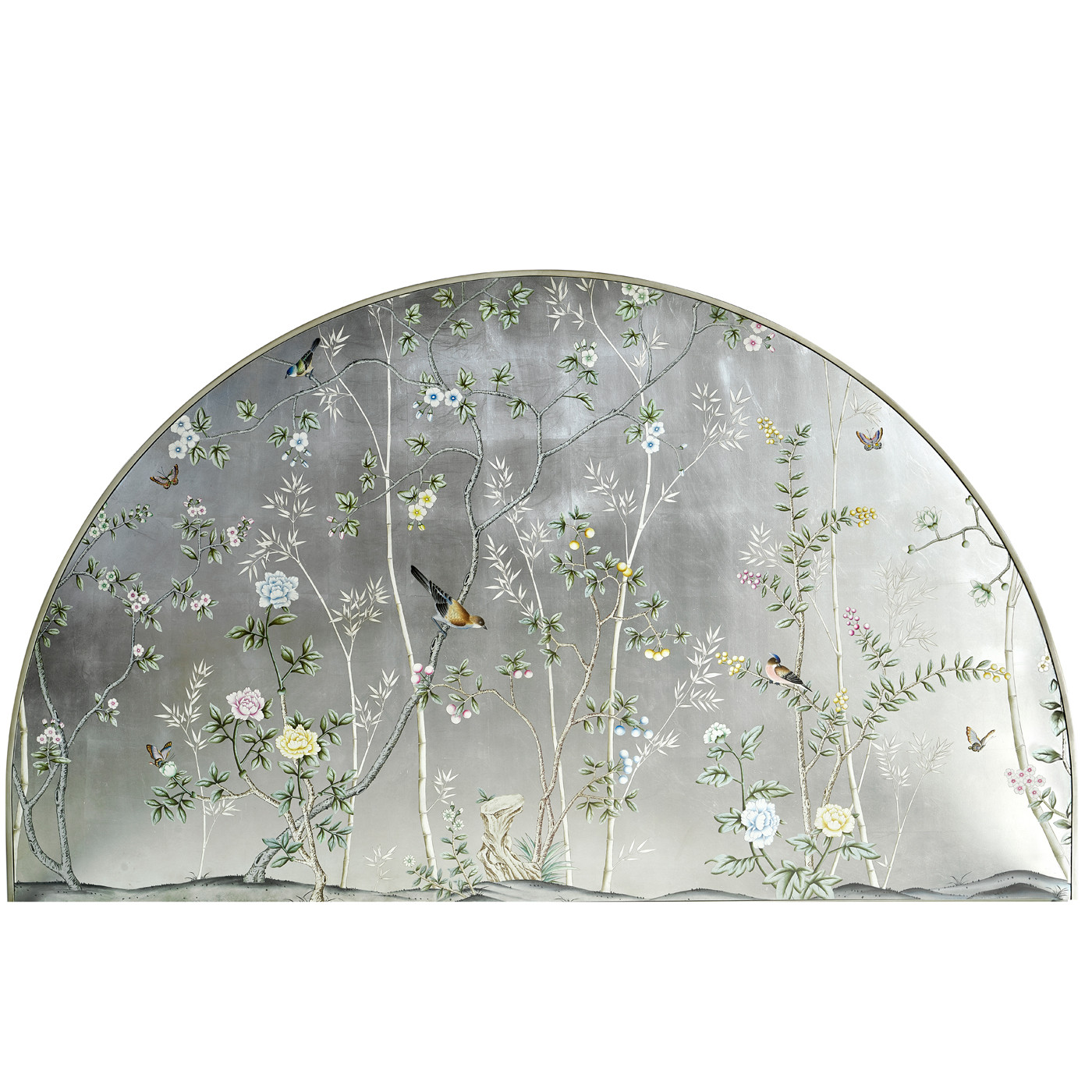 Shimmering Moon Half Round Panel UK King Bed