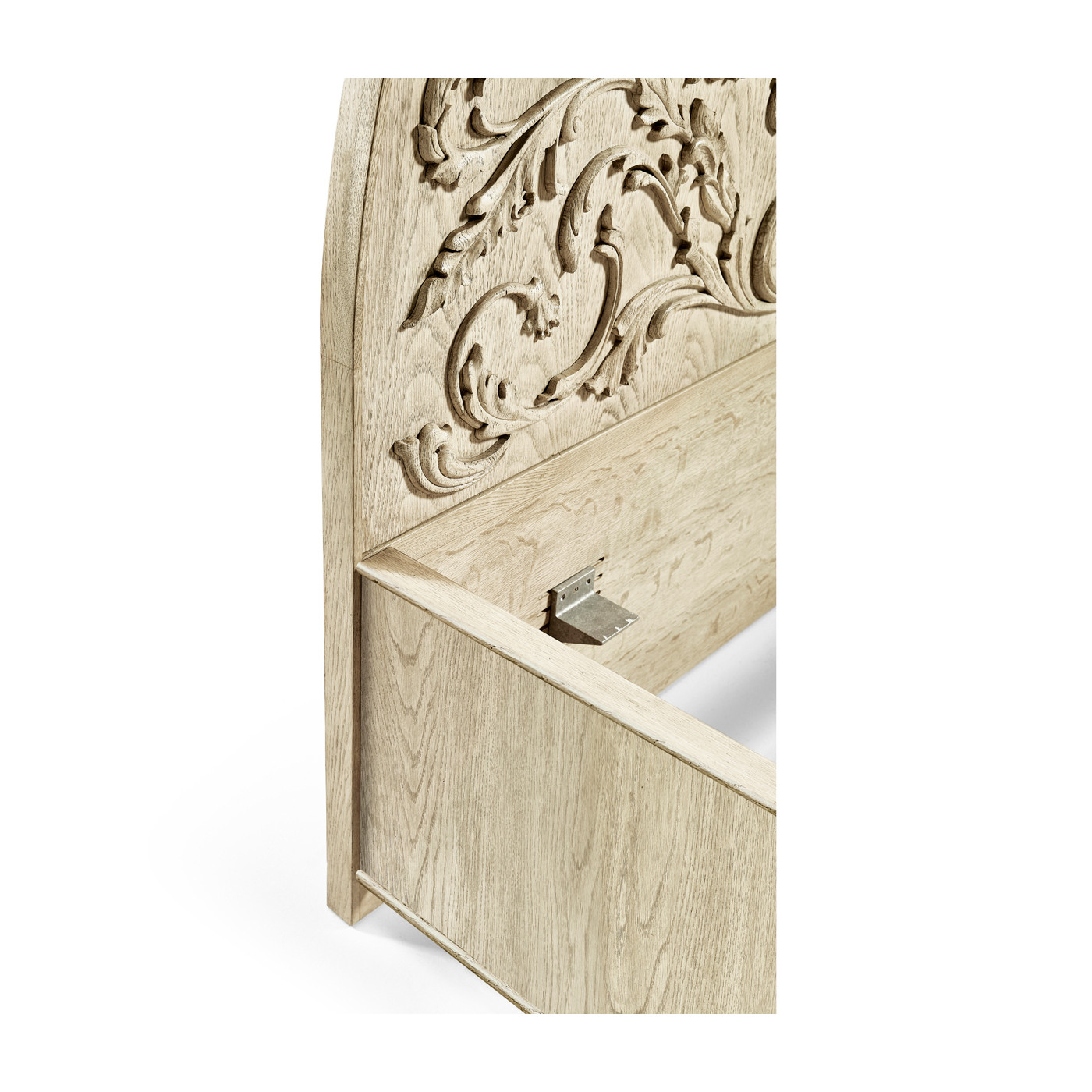 Moon Flower Carved Bed