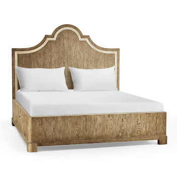 Pastoral Painted Panel UK King Bed