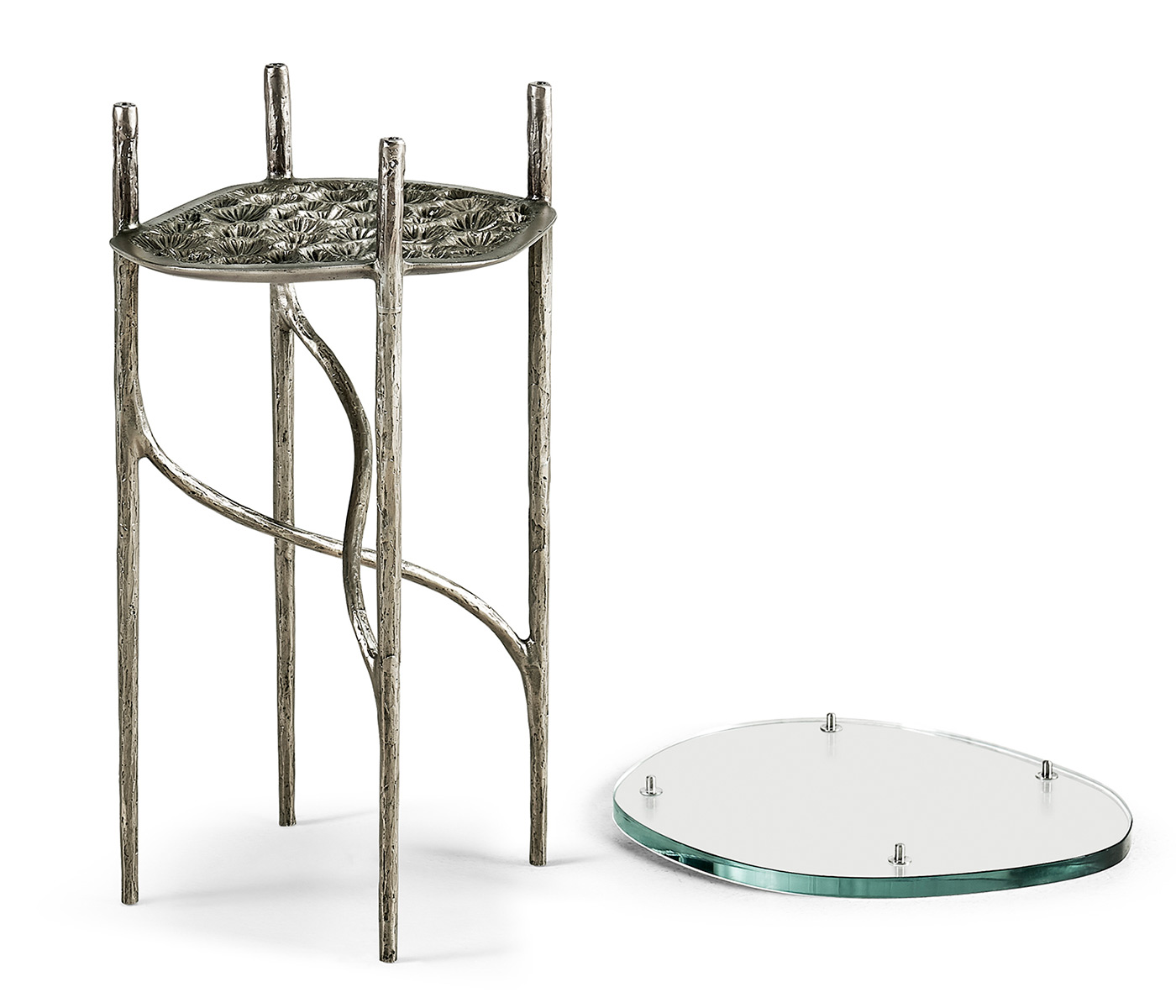 Estuary Cast Coral Spot Table