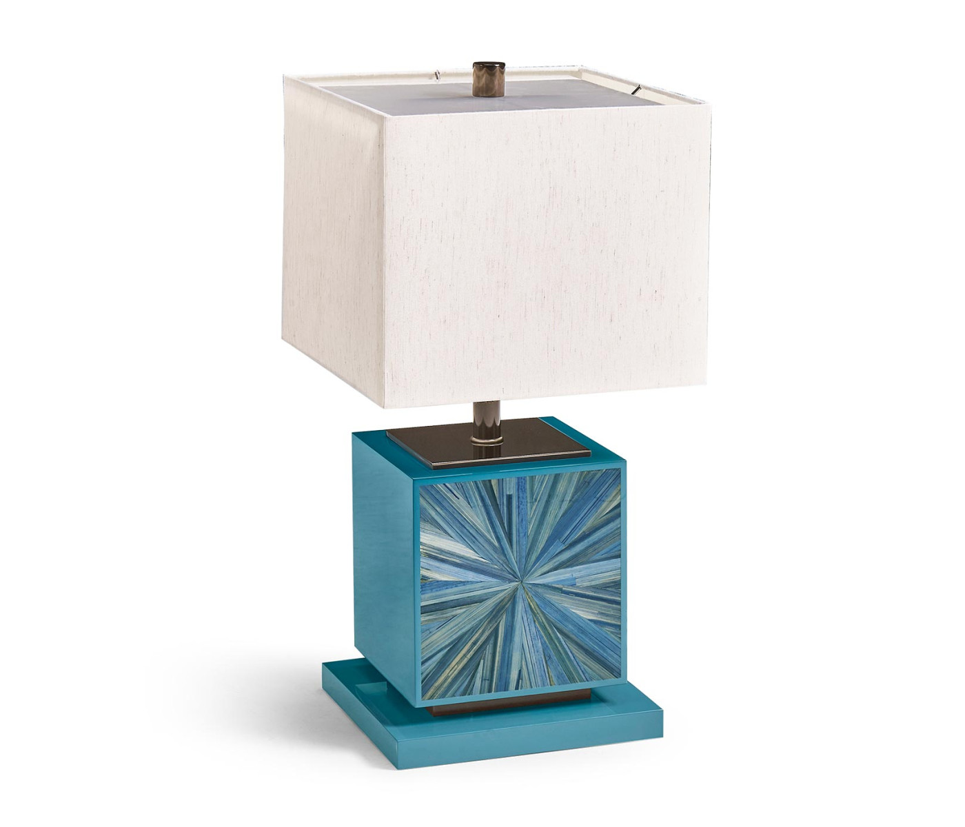 Sapphire Cube Table Lamp