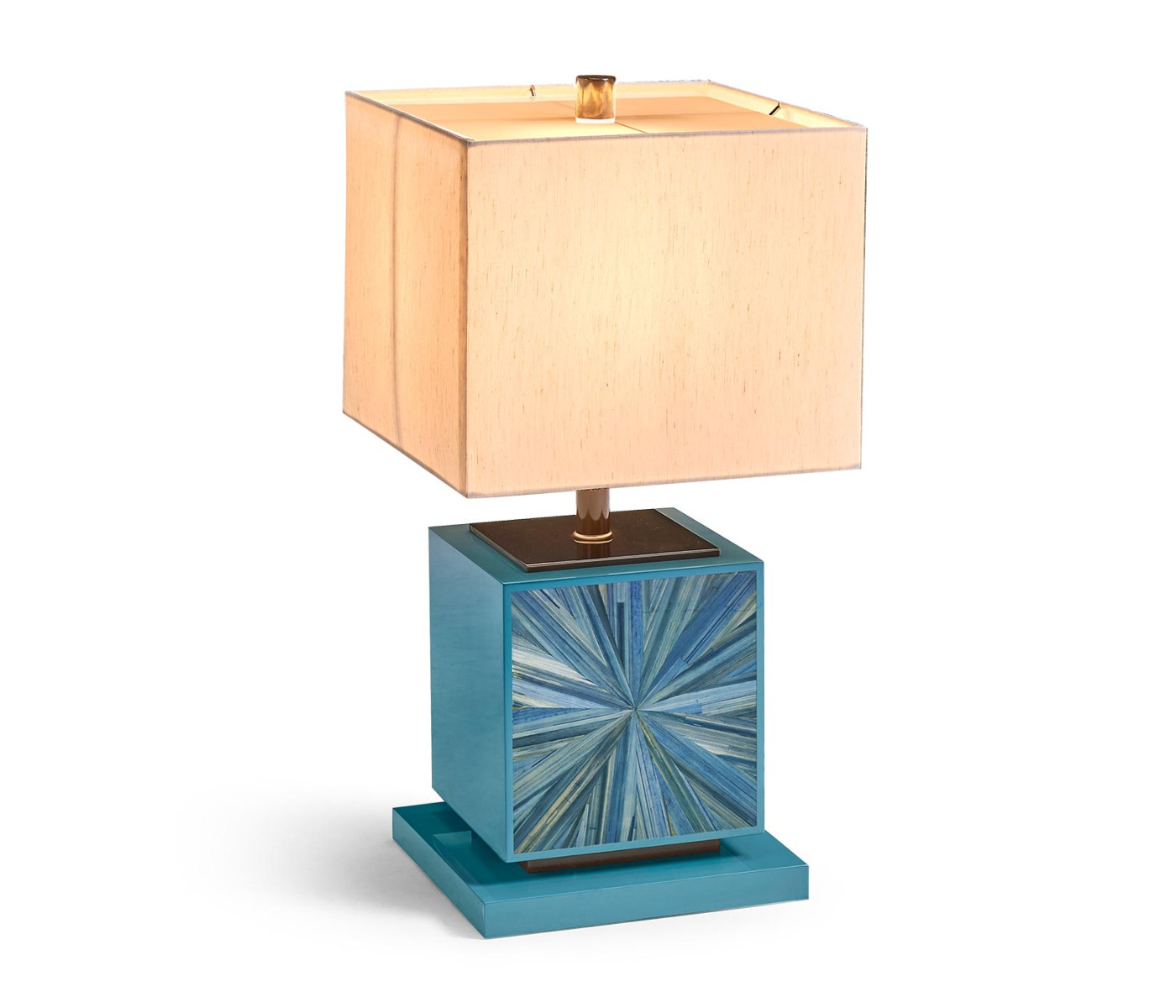 Sapphire Cube Table Lamp
