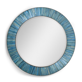 Sapphire Round Wall Mirror