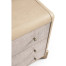 Keel Raffia Three Drawer Nightstand