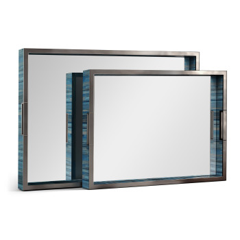 Sapphire Rectangular Tray - Set of 2