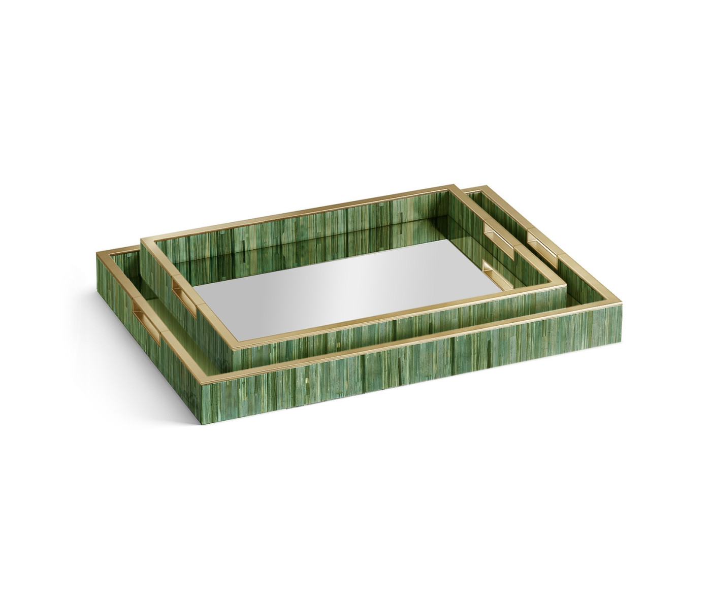 Verdure Rectangular Tray - Set of 2