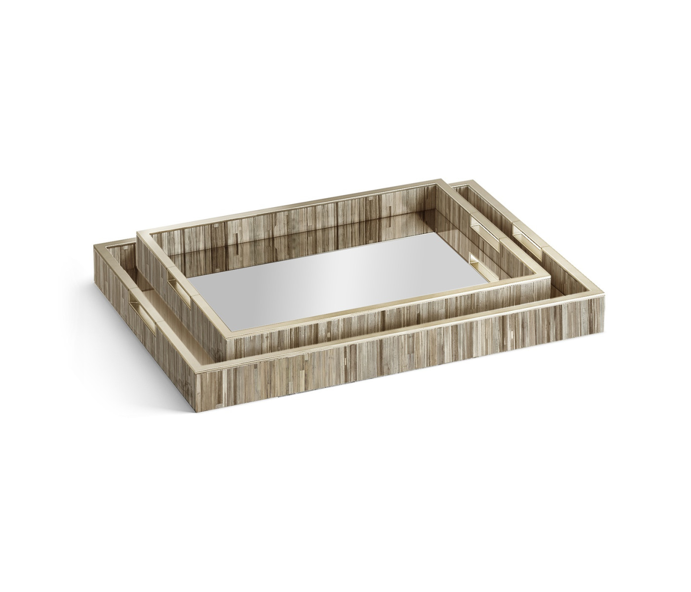 Terra Rectangular Tray - Set of 2