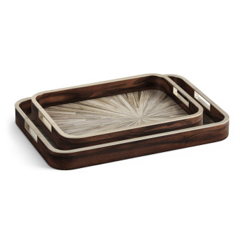 Terra Rectangular Tray - Set of 2