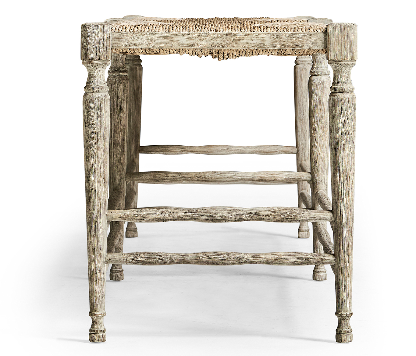 Bodiam Grey Oak Bench