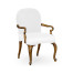 Gunby Grey Fruitwood Dining Arm Chair