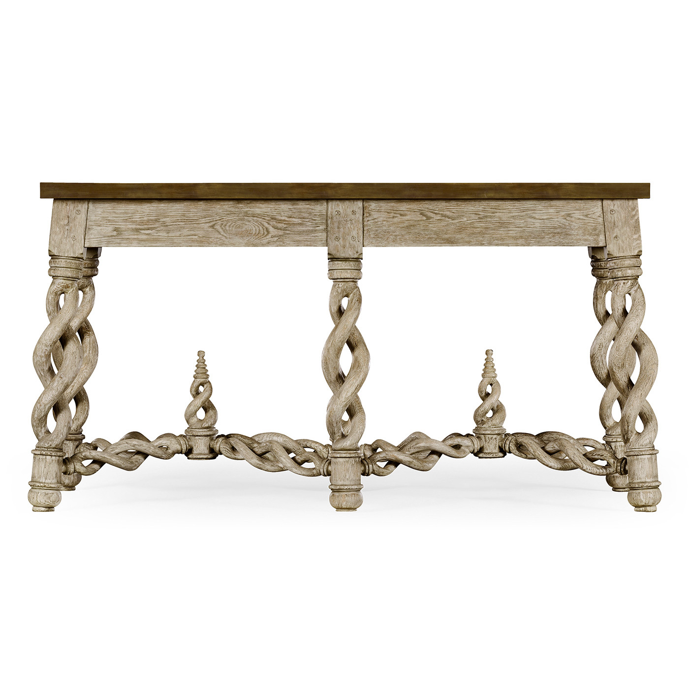 Purbeck Grey Oak Console