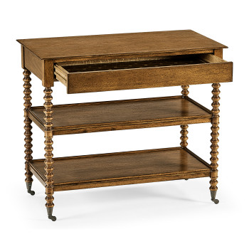 Tormarton Grey Fruitwood End Table