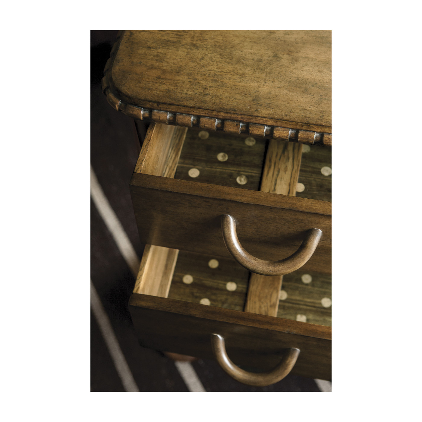 Aberfoyle Grey Fruitwood Chest of Drawers