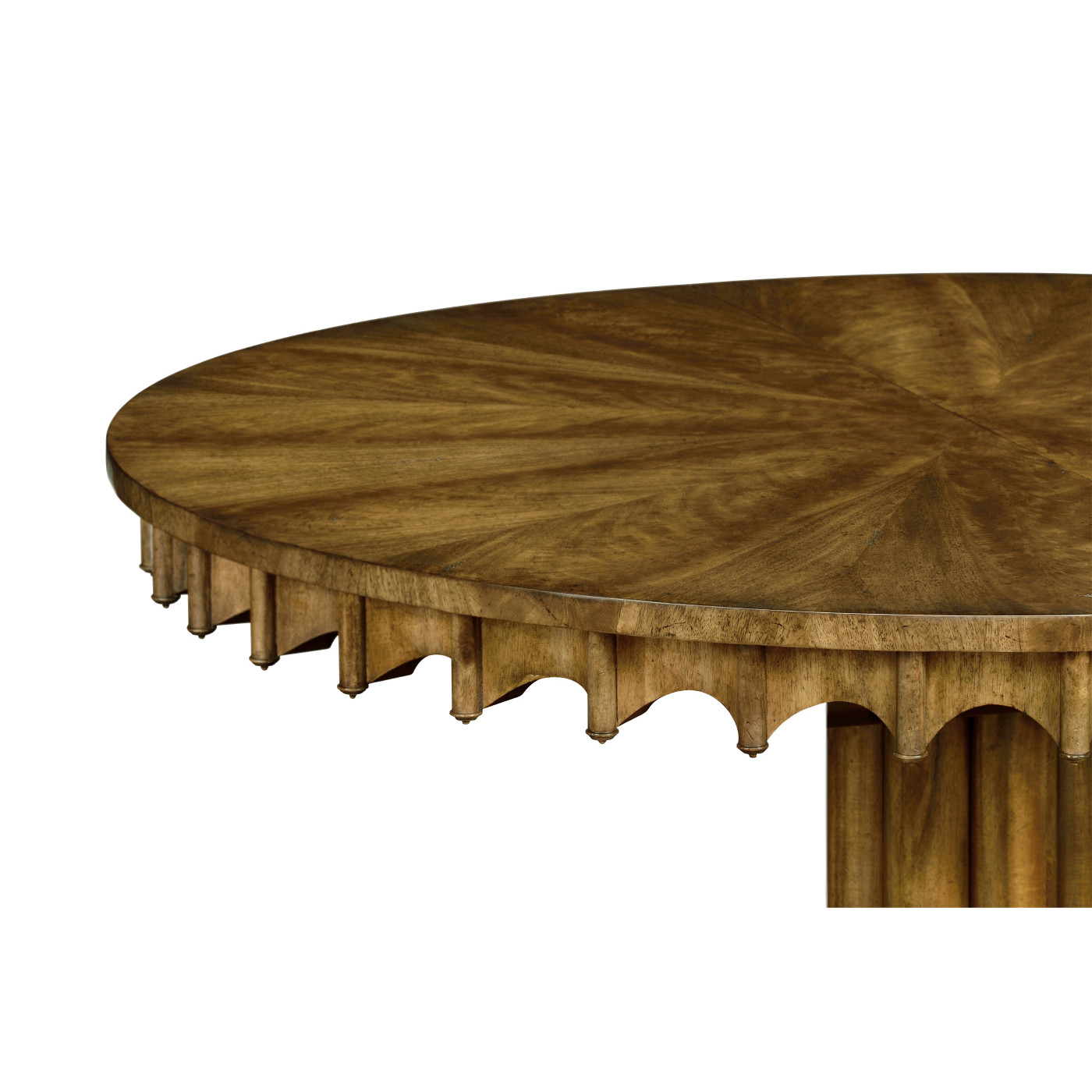 Longwood Round-to-Oval Mahogany Dining Table 54