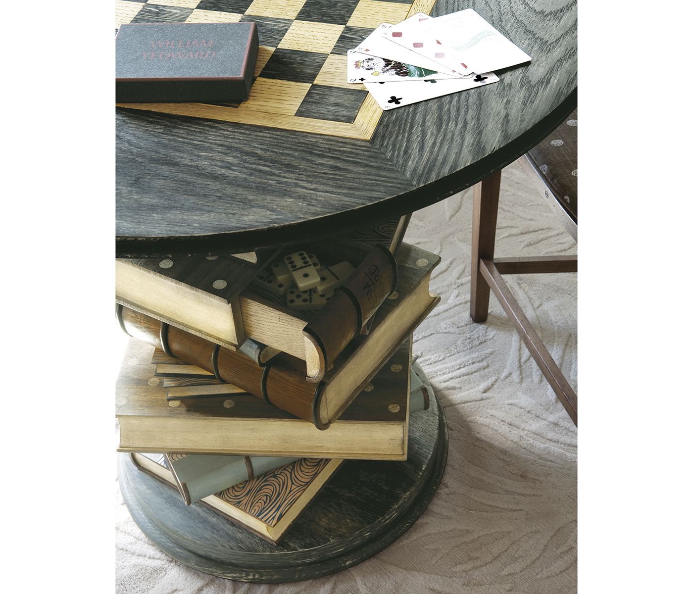 Tenbury Navy Oak Game Table