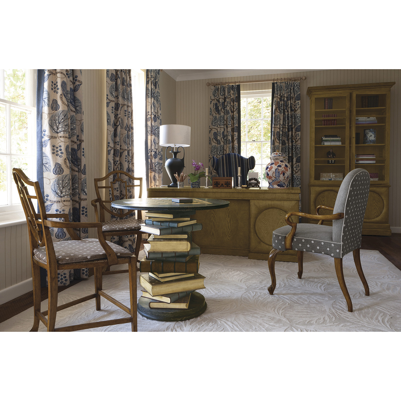 Tenbury Navy Oak Game Table