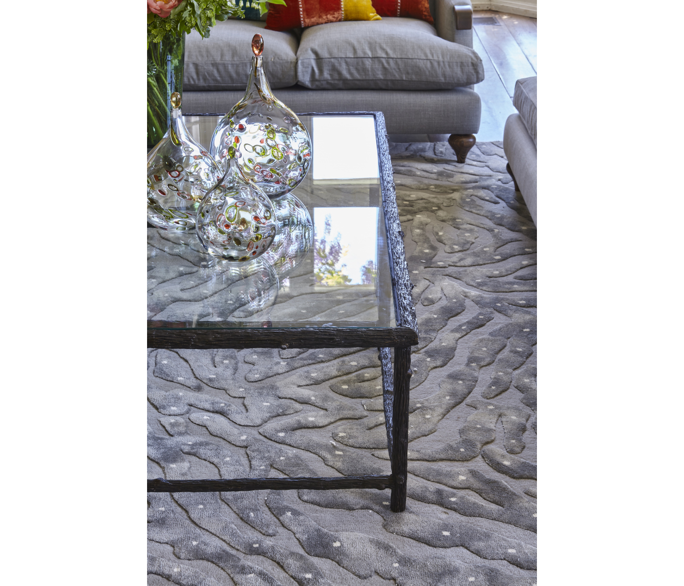 Keswick Antique Bronze Coffee Table