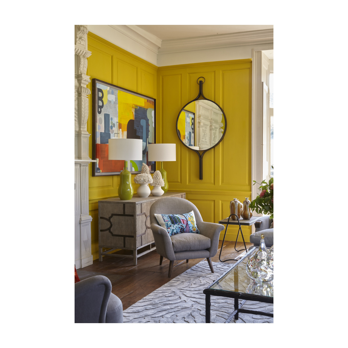 Keswick Antique Bronze Coffee Table