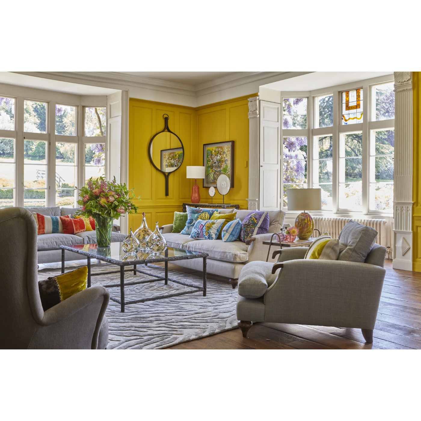 Keswick Antique Bronze Coffee Table