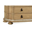 Oulton Vintage Oak Cabinet with Glass Doors & Glass Shelves