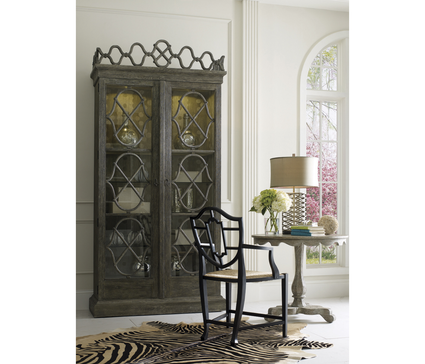 Bridgemere Charcoal Oak Cabinet