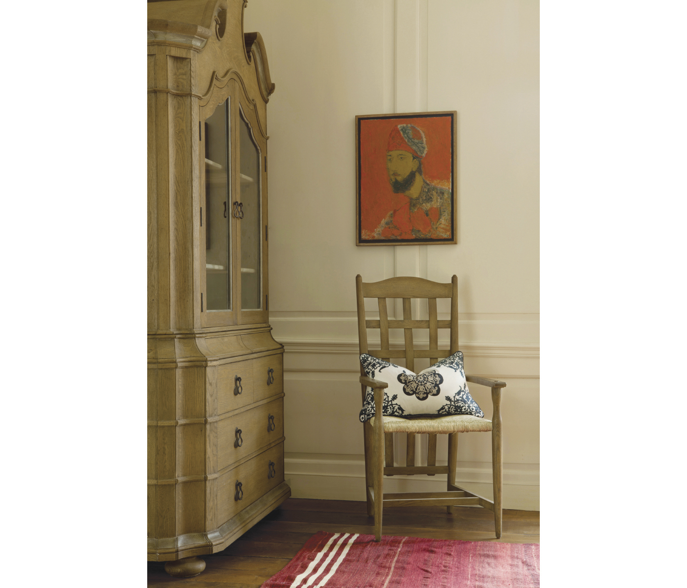 Tarvin Vintage Oak Arm Chair
