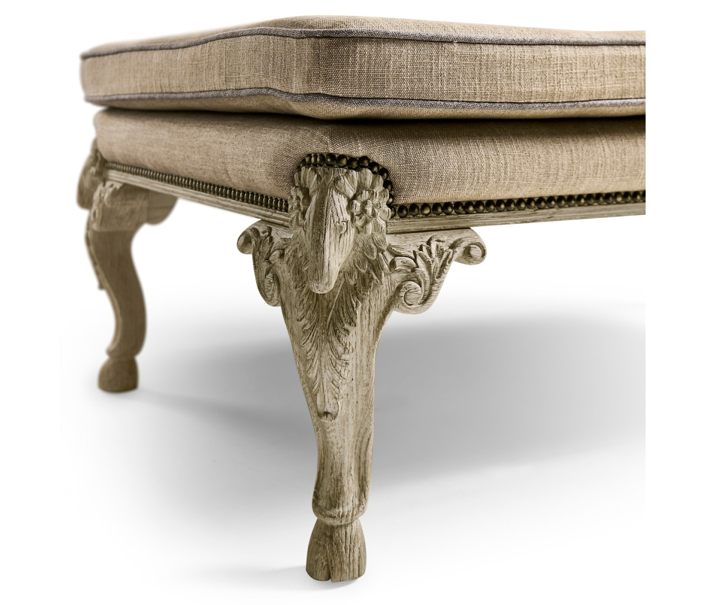 Small Tarporley Grey Oak Stool