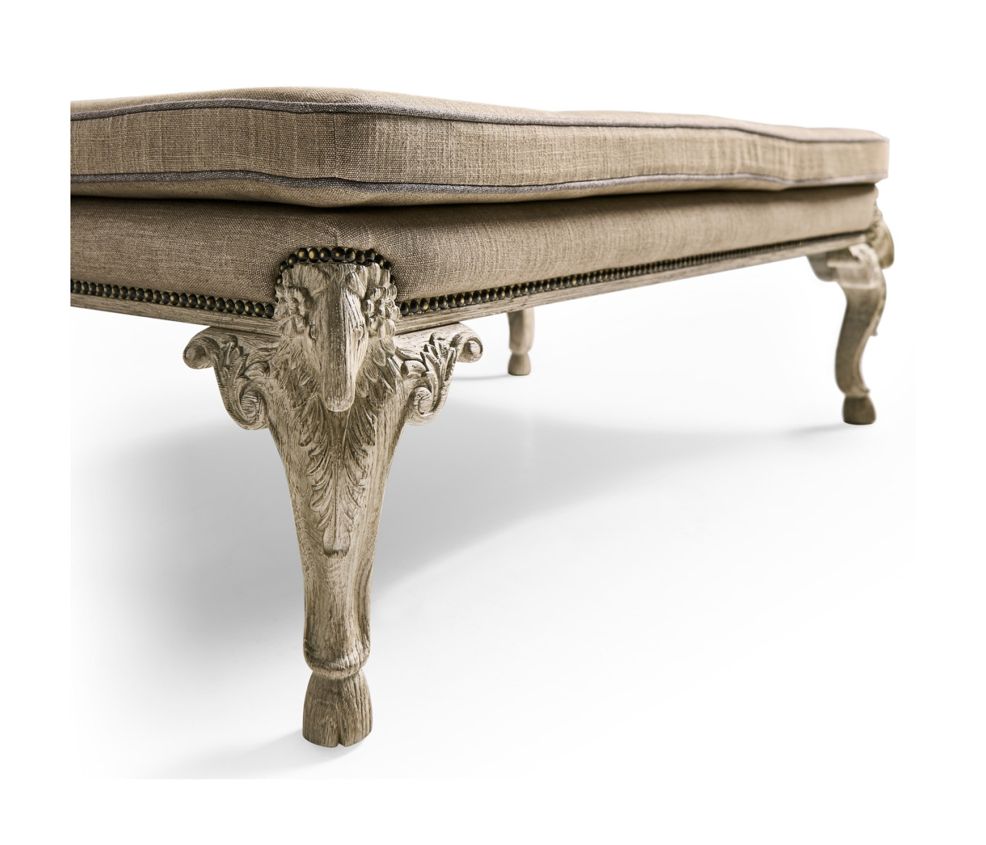 Small Tarporley Grey Oak Stool