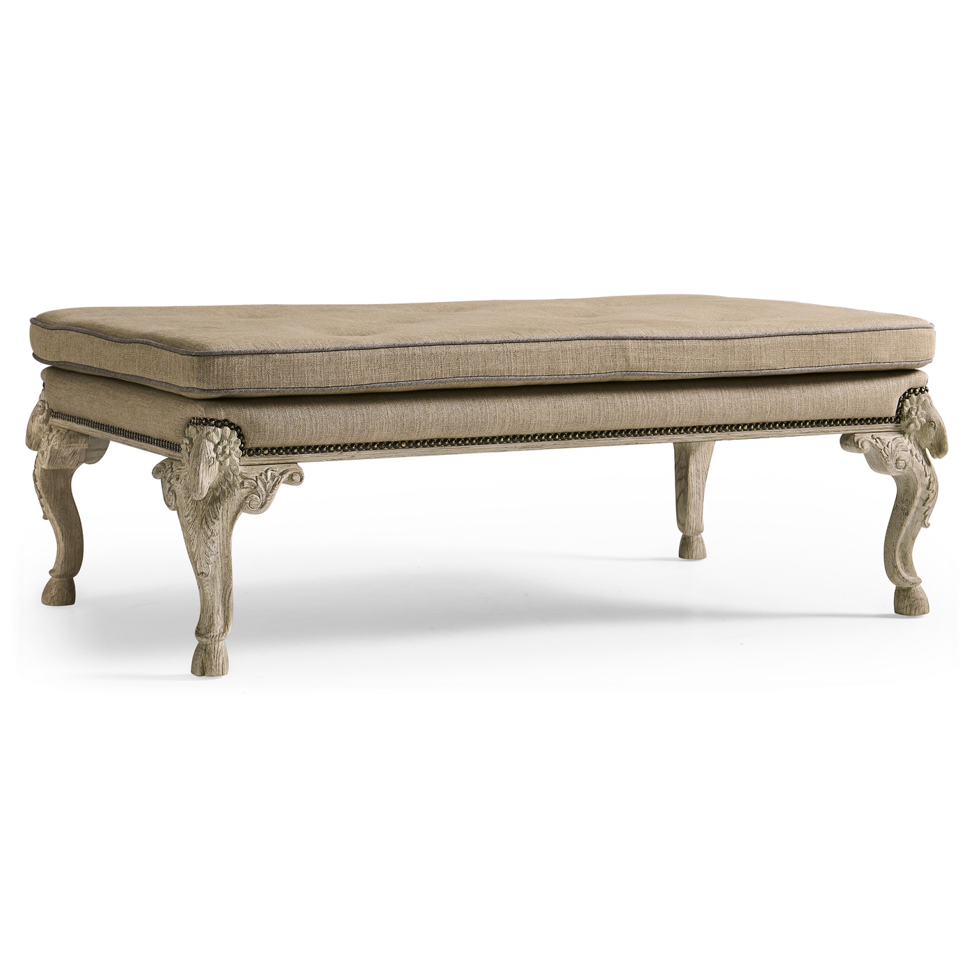 Small Tarporley Grey Oak Stool