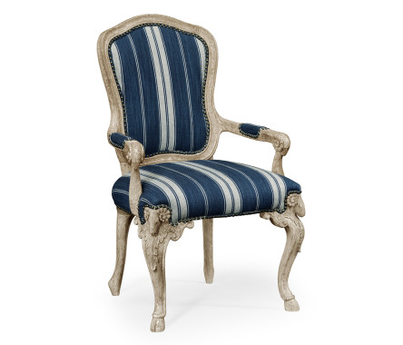 Tarporley Grey Oak Arm Chair
