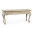 York Venetian White Oak Console