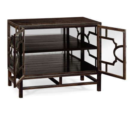 Hewlett glazed cabinet (Chocolate Oak)