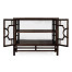 Hewlett glazed cabinet (Chocolate Oak)
