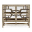 Hewlett Grey Oak Glazed Cabinet