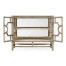 Hewlett Grey Oak Glazed Cabinet