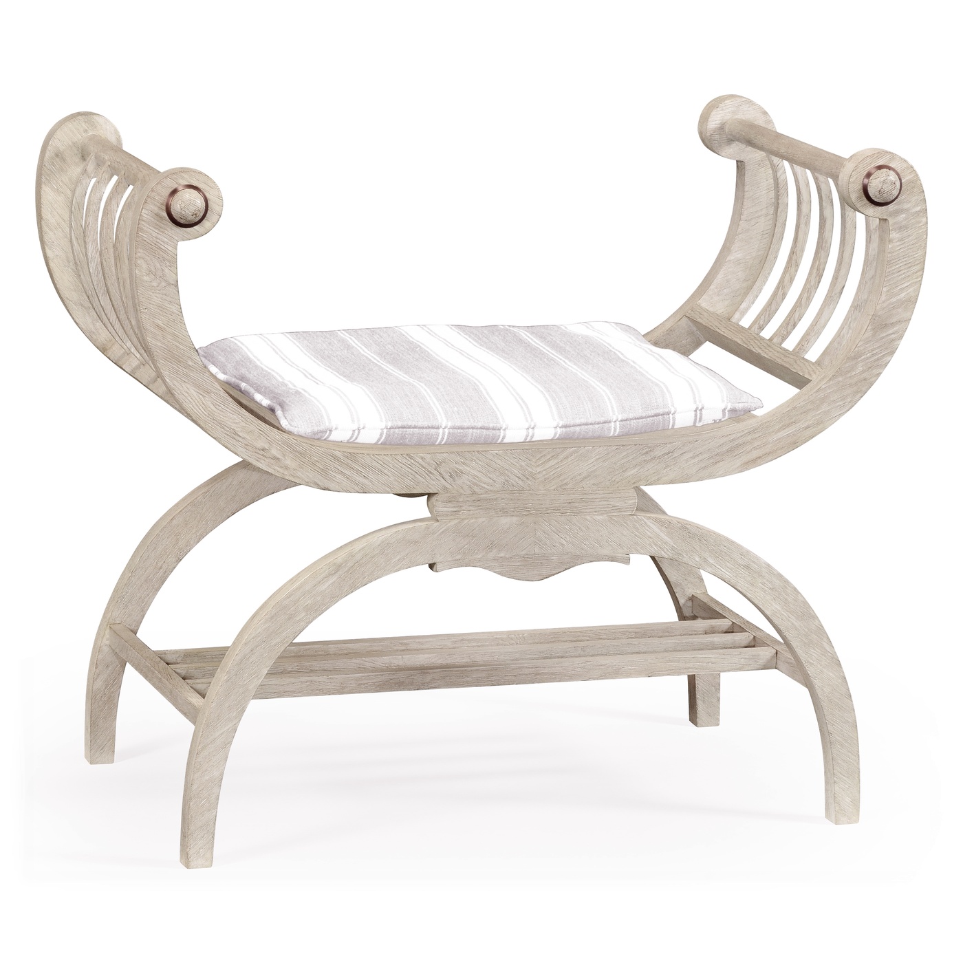 Single Lucca Cloudy Oak Bench