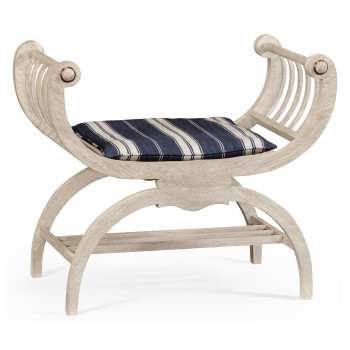 Single Lucca Cloudy Oak Bench