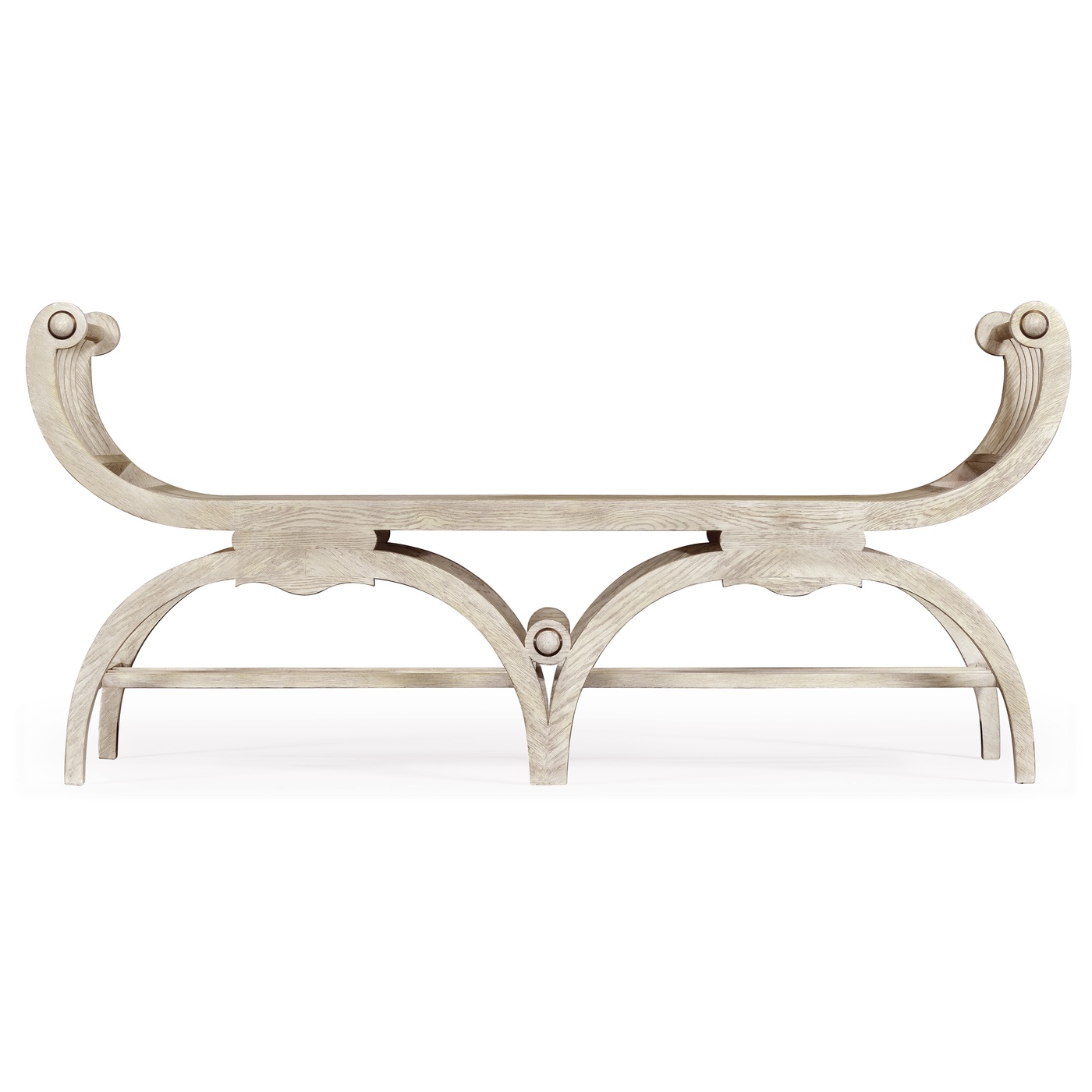 Double Lucca Cloudy Oak Bench