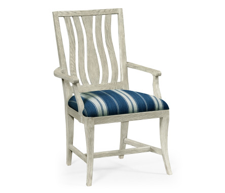 Eva Cloudy Oak Dining Arm Chair