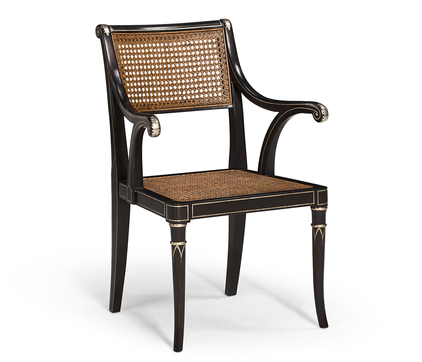 Linden Charcoal Wash Dining Arm Chair