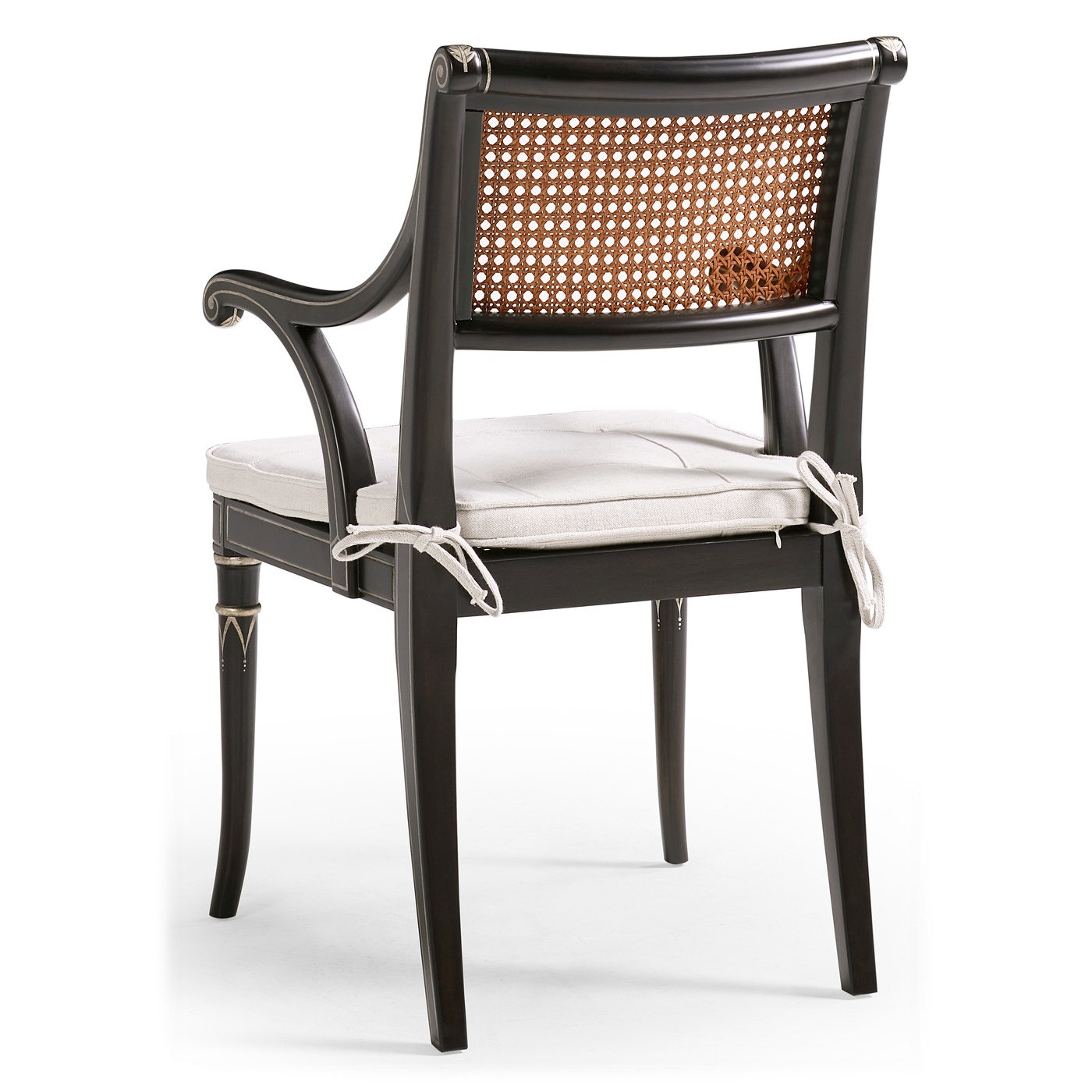 Linden Charcoal Wash Dining Arm Chair