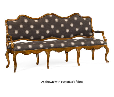 Padua Grey Fruitwood Settee