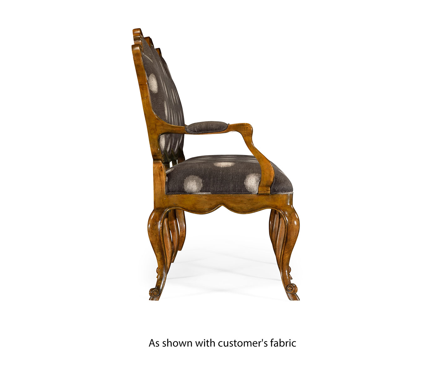 Padua Grey Fruitwood Settee