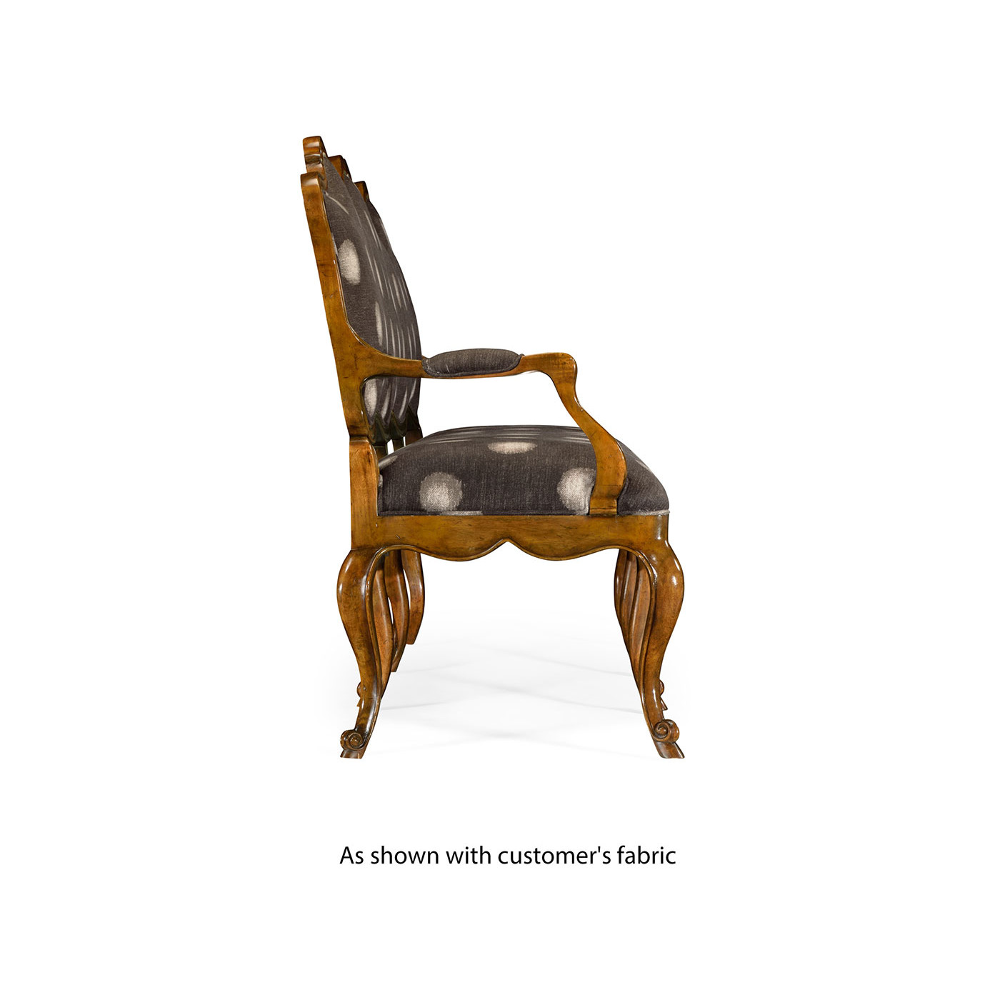 Padua Grey Fruitwood Settee