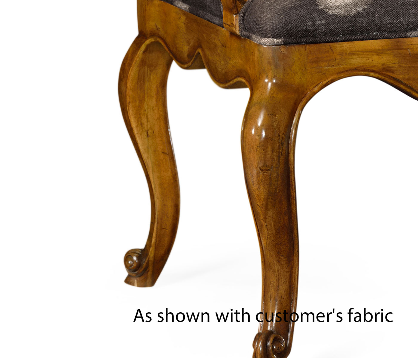 Padua Grey Fruitwood Settee