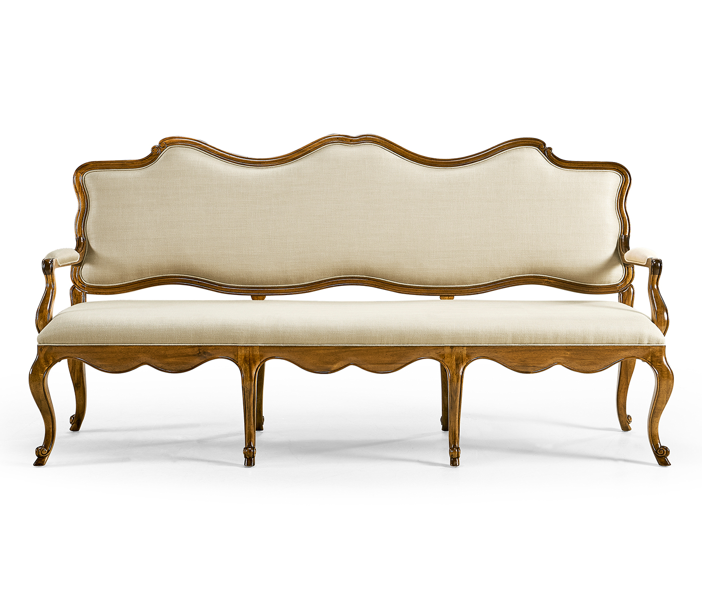 Padua Grey Fruitwood Settee