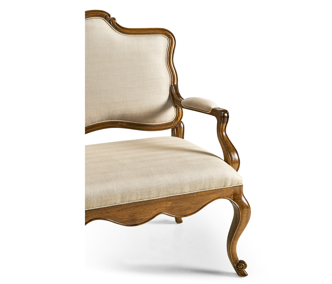 Padua Grey Fruitwood Settee